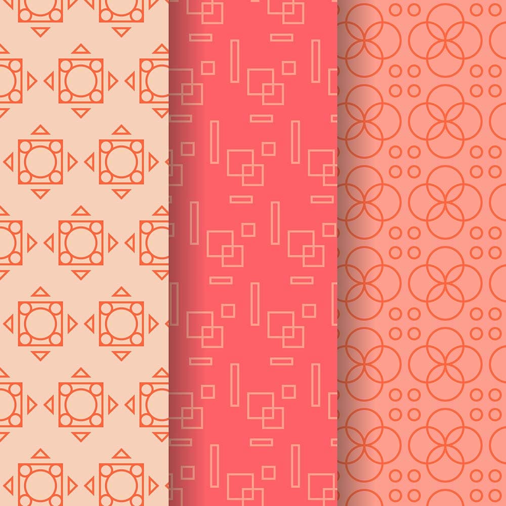 Pattern họa tiết ngày tết file vector mẫu 25R1358