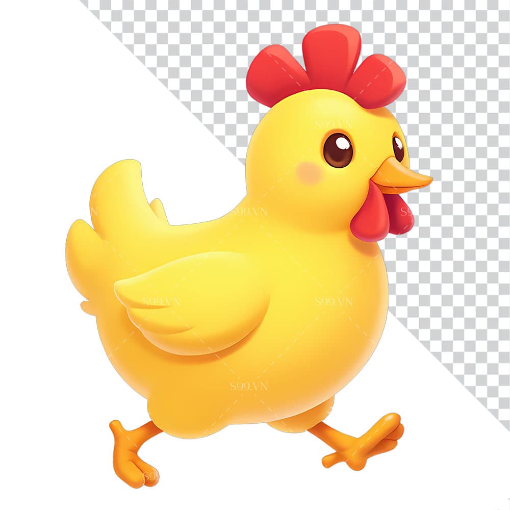 Hình ảnh chú gà con file PNG mẫu JP135